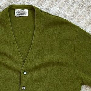 Vtg Arnold Palmer and Robert Bruce Green Cardigan